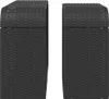 Two black storage boxes made of poly rattan are shown side-by-side against a white background. Náhled obrázku produktu