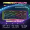 CIY X77 Mechanische Gaming Tastatur, 88 Tastaten QWERTZ RGB Produktbild-Vorschau 4