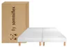 Lot de 2 Sommiers Tapissiers Blanc 70x190 Ensemble 140x190 Voir les images du produit 5