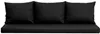 Gartenkissen Set schwarz – 160x60 + 3x50x56 cm Gartenkissen Produktbild-Vorschau 9