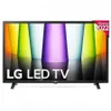 A black LG LED TV is displayed front and center on a white background, showcasing a colorful abstract image on its screen. Anteprima dell’immagine prodotto