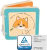 Babybuch Holzbuch Lex Kontraste  Holz Babyspielzeug Produktbild-Vorschau 5