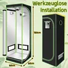 VINGO Grow Zelt 60x60x180cm Grow Tent, Growbox, Growschrank Produktbild-Vorschau 2