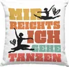 Trendation - Ballett Ballerina Tänzerin Deko-Kissen mit Produktbild-Vorschau 1