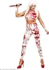 Blutige Leggings für Damen Halloween-Accessoire weiss-rot - Produktbild-Vorschau 8