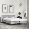 Möbel Bettgestell Grau Sonoma 140x200 cm Holzwerkstoff und Produktbild-Vorschau 3