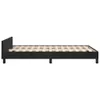 The Living Store Bettgestell mit Kopfteil Schwarz 120x190 Produktbild-Vorschau 6