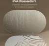 EMKE nástenné zrkadlo 60 x 100 cm oválne zrkadlo Bezrámové Náhľad obrázku produktu 2