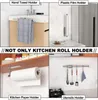 Porta rotolo da cucina Acciaio inox Autoadesivo Argento Anteprima dell’immagine prodotto 5