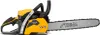 A yellow and black Stiga chainsaw is shown against a white background. Produktbild-Vorschau