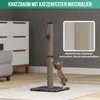 Avalo Kratzbaum mit Spielzeugball - 36x36x74 - Dunkelgrau - Produktbild-Vorschau 8