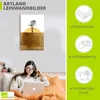 ARTland Leinwandbild Goldener Ozean Größe: 60x90 cm Produktbild-Vorschau 2