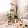 COSTWAY Arbre à chat Cactus 160cm de haut, arbre à chat Voir les images du produit 2