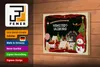 Holzschild Weihnachten Grüße HENSTEDT-ULZBURG Geschenk Produktbild-Vorschau 3
