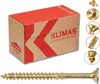 A product image featuring a box of screws and several close-up shots of the screws themselves, along with a single screw shown in full. Produktbild-Vorschau