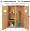 Outsunny Abri de Jardin en bois Armoire de Jardin dim. Voir les images du produit 4