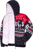 Nebulus Norweger Jacke Hoodie met teddyvoering, model Productafbeelding-voorbeeld 5