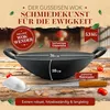 KRUSTENZAUBER 36cm Gusseisen Wok Induktion - Wokpfanne mit Produktbild-Vorschau 3