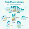 Aktivní stěna s dinosaury pro batolata, 11v1 Montessori Náhled obrázku produktu 2