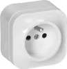A white electrical outlet is shown against a white background. Anteprima dell’immagine prodotto