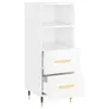 vidaXL Sideboard Hochglanz-Weiß 34,5x34x90 cm Holzwerkstoff Produktbild-Vorschau 5