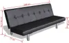 vidaXL Rozkładana sofa z 2 poduszkami ze sztucznej skóry, Podgląd zdjęcia produktu 11