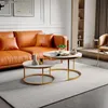INONEFT, ensemble de 2 tables basses rondes, tables Voir les images du produit 6