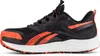 A side view of a black and red athletic shoe. Anteprima dell’immagine prodotto