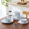 MALACASA, 24 pcs. vaisselle en porcelaine service combiné Voir les images du produit 6