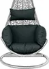 A close-up studio shot of a hanging chair cushion set. Produktbild-Vorschau