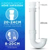 LOBENSWERK Flexibler Ablaufschlauch - 100% Wasserdicht - Produktbild-Vorschau 4