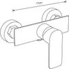 Mexen Alfa DF54 Brausegarnitur, Weiß/Chrom - 745714DF54-02 Produktbild-Vorschau 3