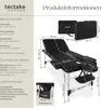 tectake® 3 Zonen Massageliege Ko Tao Breite 78 cm, Produktbild-Vorschau 5