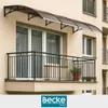 A balcony with a door and window, covered by an awning. Anteprima dell’immagine prodotto