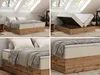 MKS MEBLE Boxspringbett, Polsterbett WOOD ZERO ohne Produktbild-Vorschau 2