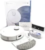 A white ECOVACS DEEBOT T10 robot vacuum cleaner and its accessories are displayed on a white background. Voir les images du produit