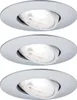 Paulmann Einbauleuchten-Set LED 3x6W chrom-matt Produktbild-Vorschau 8