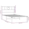 VidaXL 355458, Schwarz, 105 cm, 2,07 m, 90 cm, 1000 x 2000 Produktbild-Vorschau 7