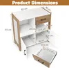 Product dimensions diagram for a cabinet. Podgląd zdjęcia produktu