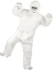 A person wearing a white yeti costume, posing against a white background. Náhled obrázku produktu