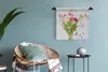 MuchoWow® Wandteppich Wandbehang Stillleben - Blumen - Produktbild-Vorschau 5