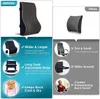 Rückenkissen aus Memory Foam, Lendenkissen für Bürostuhl, Produktbild-Vorschau 3
