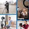 ZELURXX Treppiede da 170 cm per fotocamera e cellulare – Anteprima dell’immagine prodotto 4
