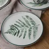 HOMLA Talerz BLYDE z liściem paproci 20cm Podgląd zdjęcia produktu 2