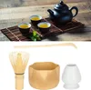 Matcha Teezeremonie Set, Matcha Schneebesen, Holz Schale, Produktbild-Vorschau 5