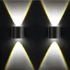 2x LED nástěnné světlo vnitřní venkovní, 8cm nástěnné Náhled obrázku produktu 1