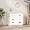 vidaXL Sideboard Weiß 100x40x75 cm Massivholz Kiefer -  Produktbild-Vorschau 11
