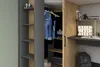 Lit surélevé avec bureau + armoire - 90 x 200 cm - Naturel Voir les images du produit 15