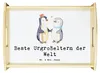 Mr. & Mrs. Panda Serviertablett Pinguin Beste Urgroßeltern Produktbild-Vorschau 1