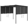 Padiglione da giardino con tenda laterale 3x3x2,25 m Anteprima dell’immagine prodotto 5